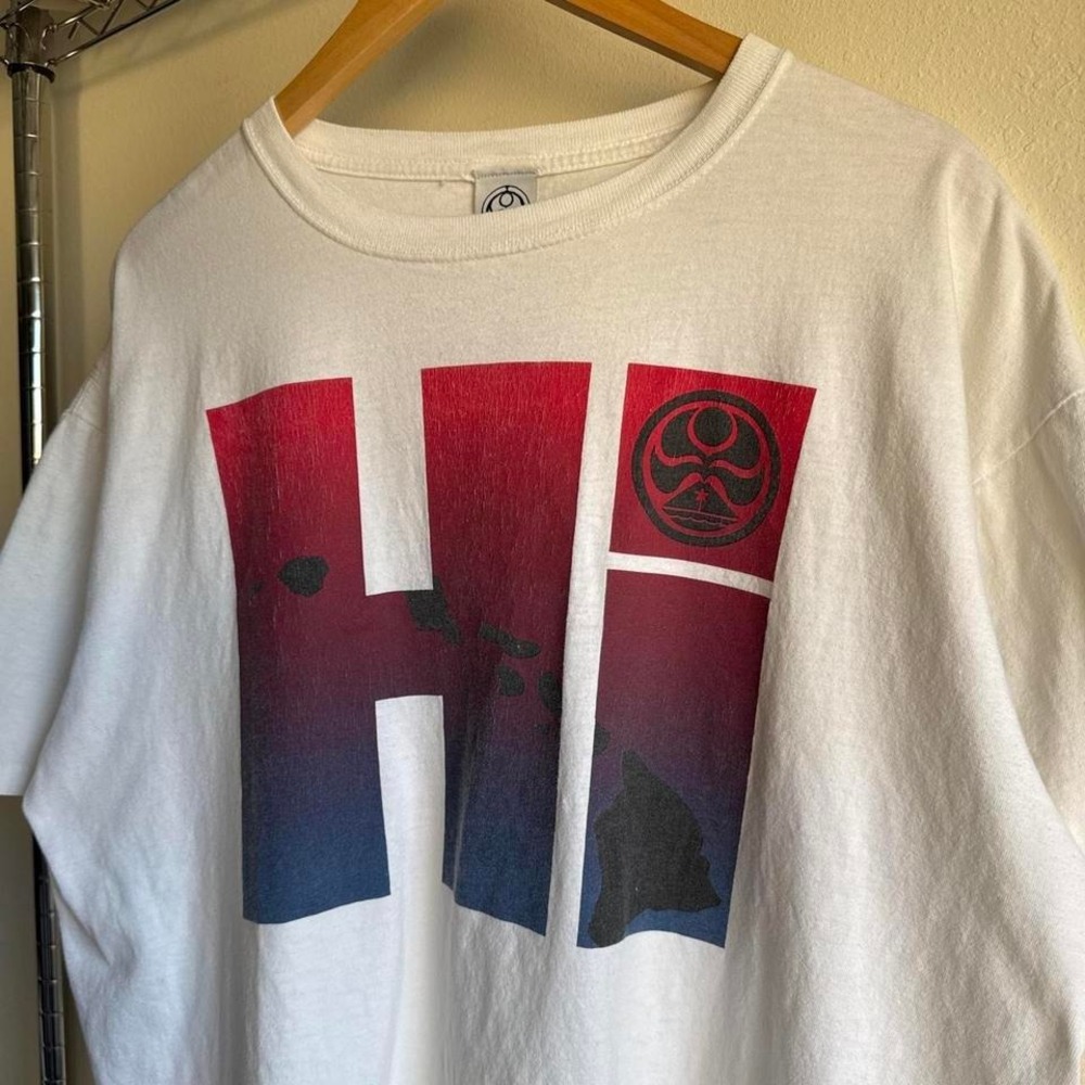 HIC Hawaiian Island Creations HI Gradient Graphic Tee Oversized Sz 2XL
